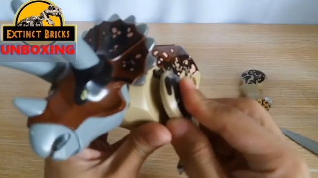 TRICERATOPS UNBOXING #7 UNOFFICAIL LEGO DINOSAUR  #JURASSICWORLDLEGO  #TOYREVIEW трицератопс