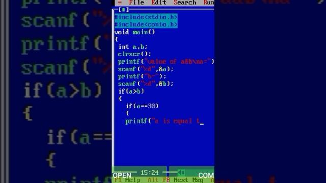 Nested If || In C Language смотреть онлайн