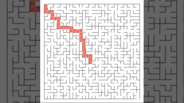 Maze Solving Algorithm w/ Prim Maze смотреть онлайн