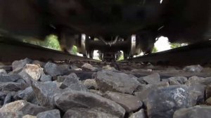 KCS Manifest Train Runs Over Camera