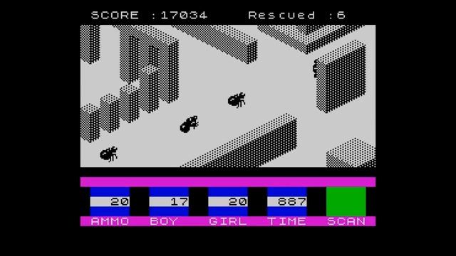 Ant Attack Walkthrough, ZX Spectrum смотреть онлайн