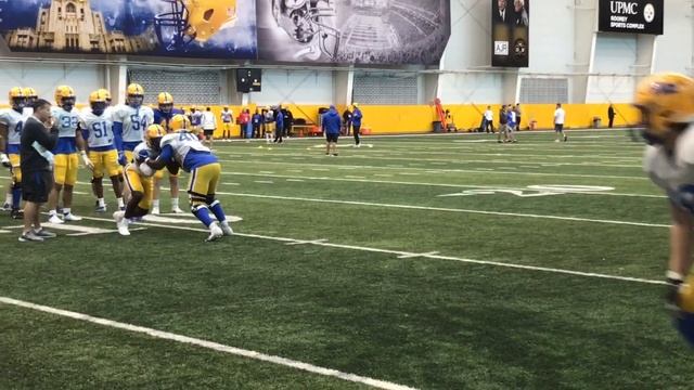 Pitt football on Panther-Lair.com - 3/7/2022: Tackling drills in spring camp смотреть онлайн