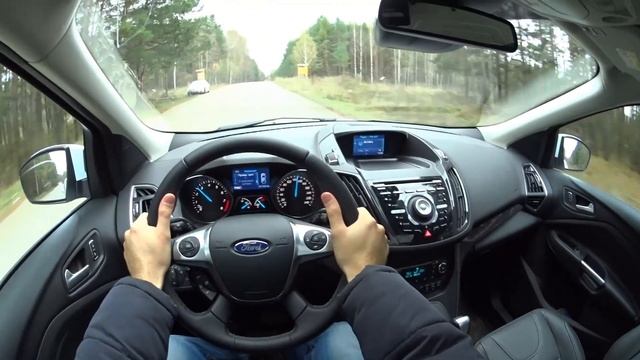 2015 Ford Kuga 1.6 EcoBoost 4WD Titanium POV Test Drive смотреть онлайн