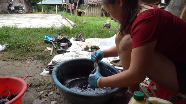 реставрация трактора Yanmar