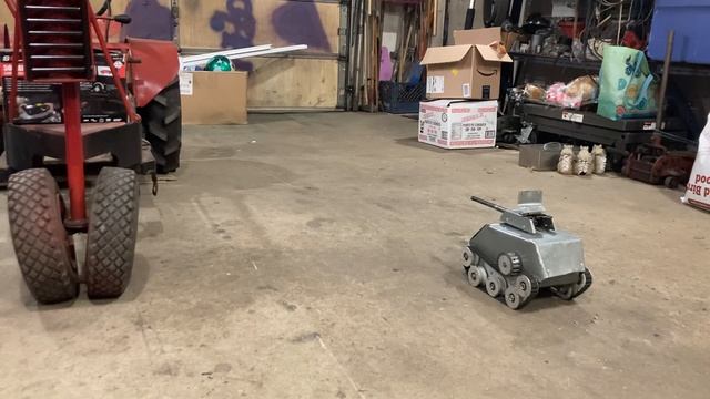 Shane’s homemade radio control army tank test firing смотреть онлайн