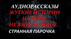 СТРАШНЫЕ РАССКАЗЫ НА НОЧЬ-СТРАННАЯ ПАРОЧКА