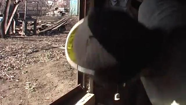 Зашиваем оконный проем в пристройке котельной Ч8 смотреть онлайн