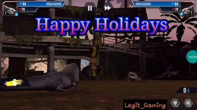 Koolasuchus v Koolasuchus Episode 2 RARE battle/ Jurassic World the Game смотреть онлайн