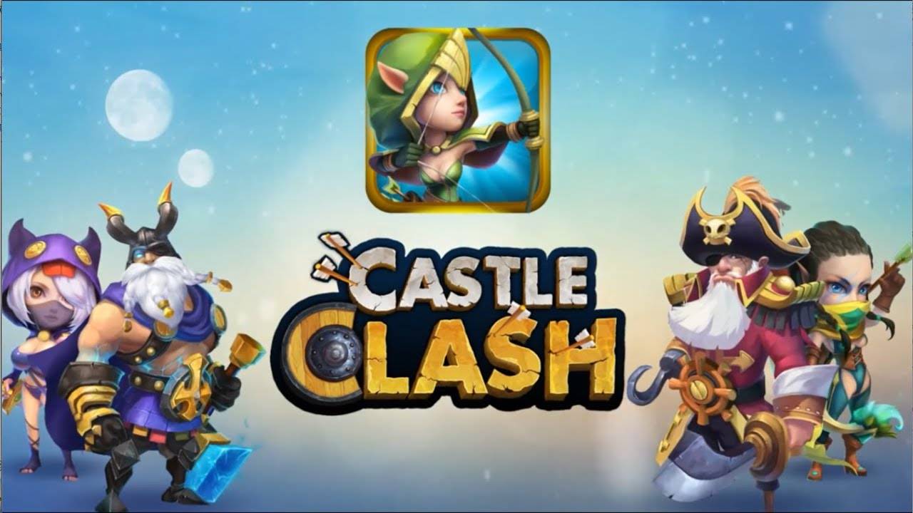 Castle Clash: Схватка Гильдий. Битва замков. Пробуем игру. смотреть онлайн
