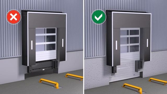 Уравнительная платформа Alutech TL. Высокая энергоэффективность монтаж за секционными воротами смотреть онлайн