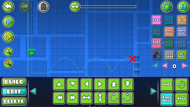 Geometry Dash гайд по тригерам COL, MOVE, PULSE, ROTATE, ALPHA. смотреть онлайн