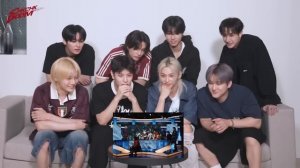 [Русская озвучка by Ayka] Реакция Stray Kids на клип "Chk Chk Boom"