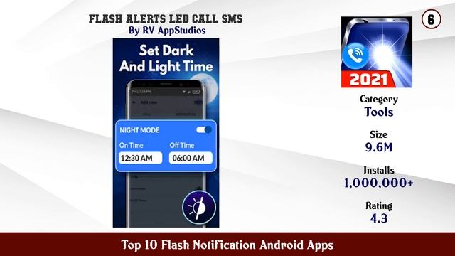 Top 10 Flash Notification Android Apps смотреть онлайн