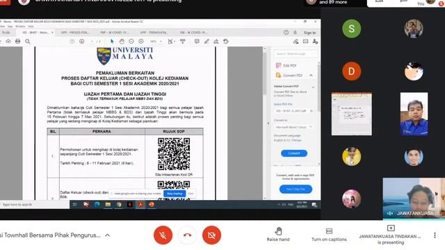 Sesi Townhall Bersama Pihak Pengurusan Dan JTK KK1 смотреть онлайн