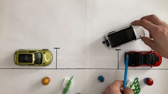 Параллельная парковка задним ходом в городе между машин. Как парковаться задом? Контрольные точки. смотреть онлайн