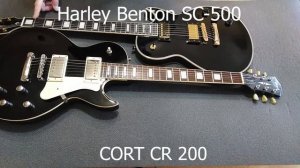 Обзор Сравнение Электрогитар HARLEY BENTON SC-500 vs CORT CR-200