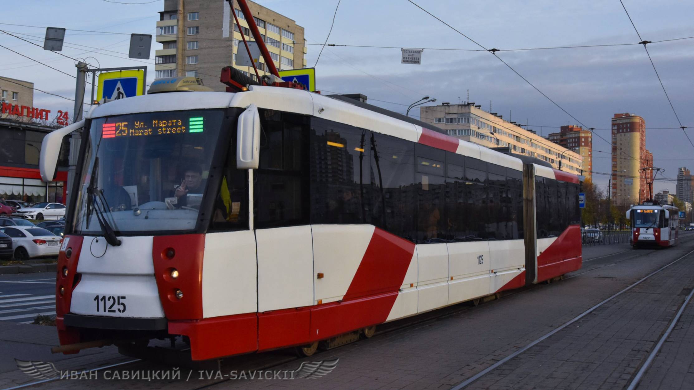 Трамваи Петербурга на 43 маршруте м. Купчино-Московские ворота. смотреть онлайн