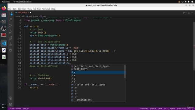 8.003 Simple Commander API - Install and Set the Initial Pose смотреть онлайн