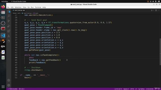 8.004 Simple Commander API - Send a Nav2 Goal смотреть онлайн