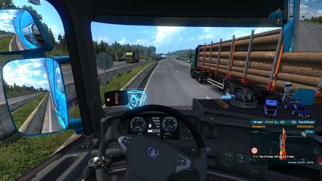 Car turns into Truck! ETS2 random glitch! смотреть онлайн