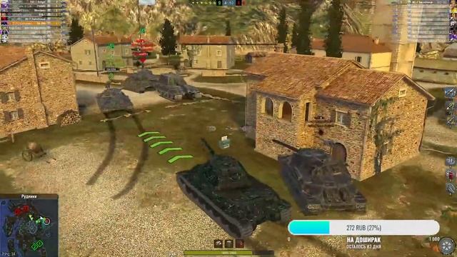 Пробую режим 10x10 в Tanks Blitz смотреть онлайн