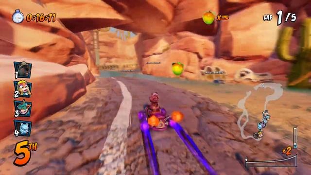 Online Race #392 | Baby Tyrex is Howling in Ranked FFA Standard Lobby | CTR Nitro Fueled (PS4) смотреть онлайн