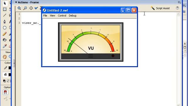 Flash lektion 47: Vu-meter_3/4 смотреть онлайн