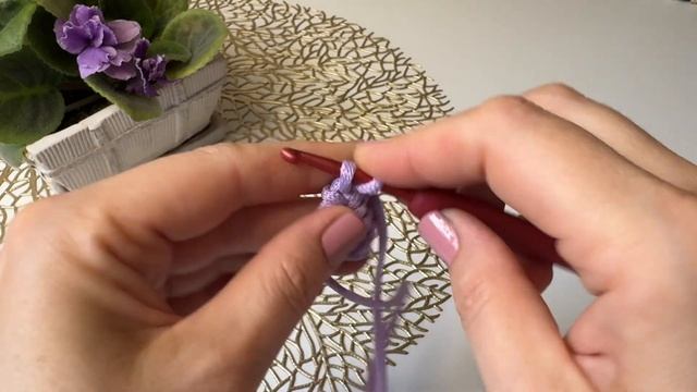 Вязаная ручка для сумки.. Вязание крючком... смотреть онлайн