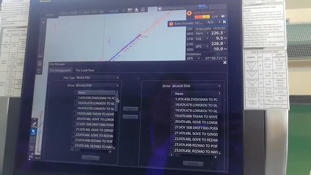 ECDIS JRC JAN-9201 How to extract route from ecdis to Navtor смотреть онлайн