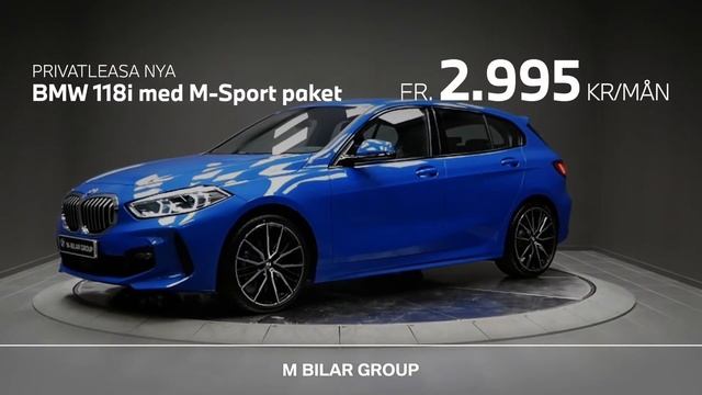 Erbjudande privatleasing BMW 118i med M-Sport paket смотреть онлайн