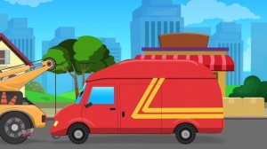 Fire Truck Car Garage | Service and Repairing | Videos for Children And Babies | Baby Cars Tv