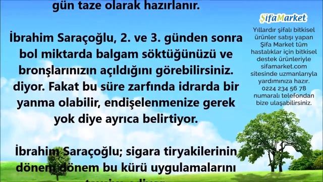 Balgam Söktürücü Tere Kürü - İbrahim Saraçoğlu - SifaMarket.com.tr смотреть онлайн