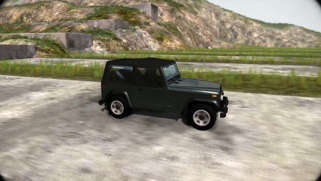 BeamNG Drive - New Area For Testing Suspension, Body & Frame Strength смотреть онлайн