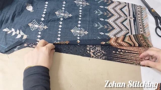 Latest Kurti Side Chaak+Daman Design With Joint Lace | New Kurti Side Slits & Daman Design 2024 смотреть онлайн