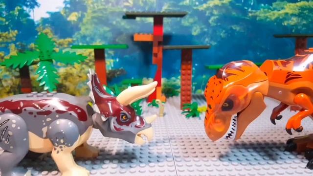 Tyrannosaurus Rex VS Triceratops🍗