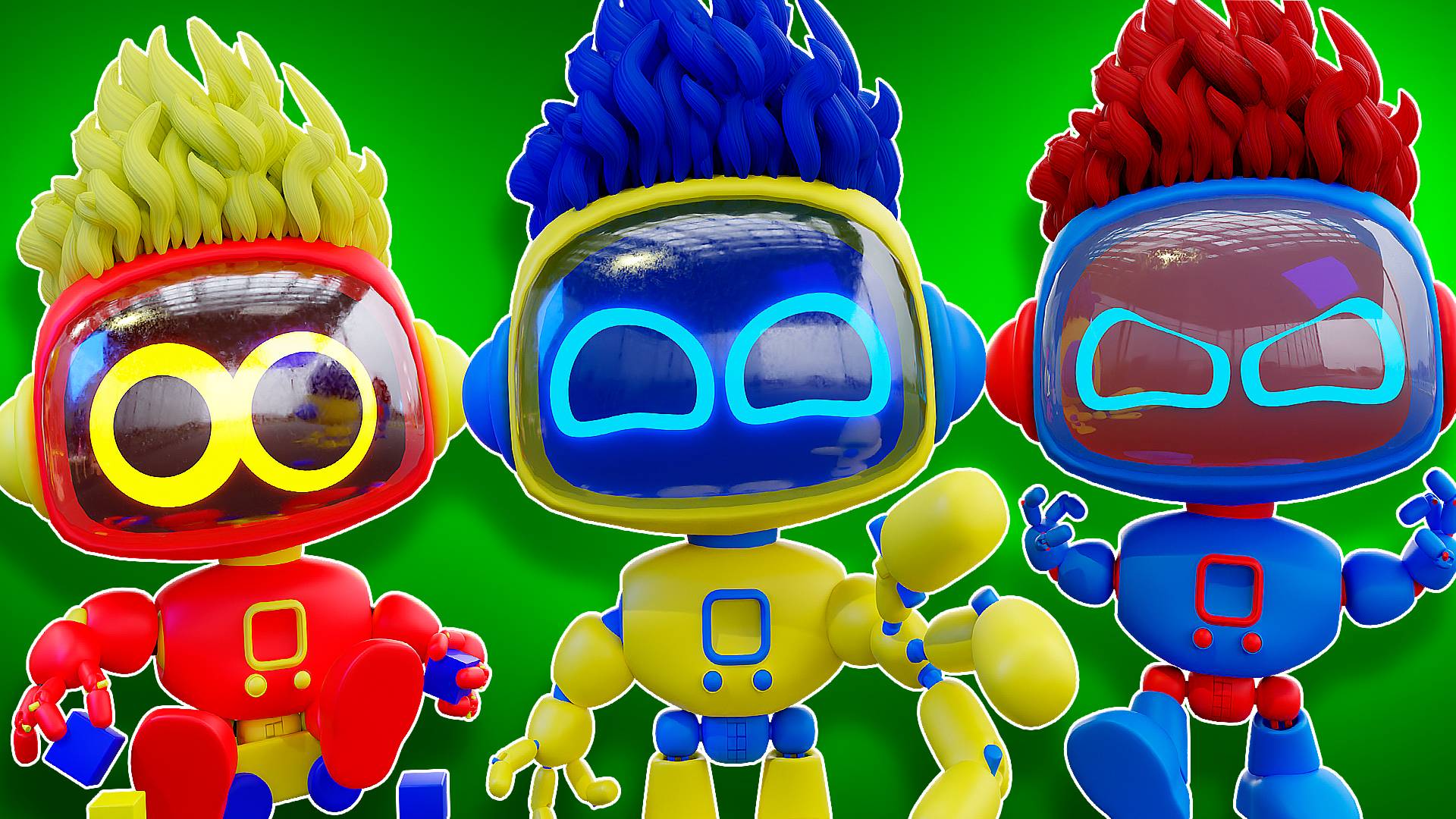 Робо Малыши | D Billions Детские Песни смотреть онлайн