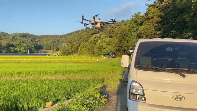 내나이 낼모레 70!! 드론 방제 이까이꺼~~~#DJI T30 #드론방제#드론 방제차량#드론방제#착륙장 смотреть онлайн