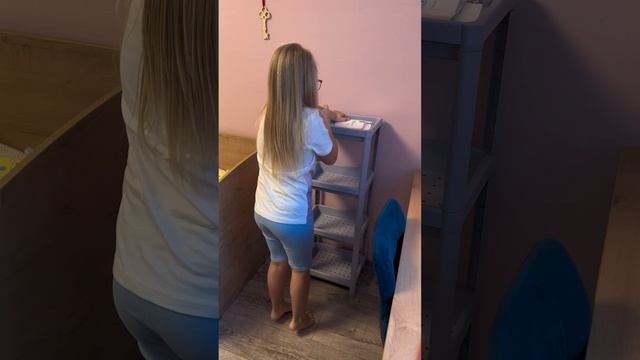 Стеллаж SHT-SS25-4 пастельно-лиловый смотреть онлайн