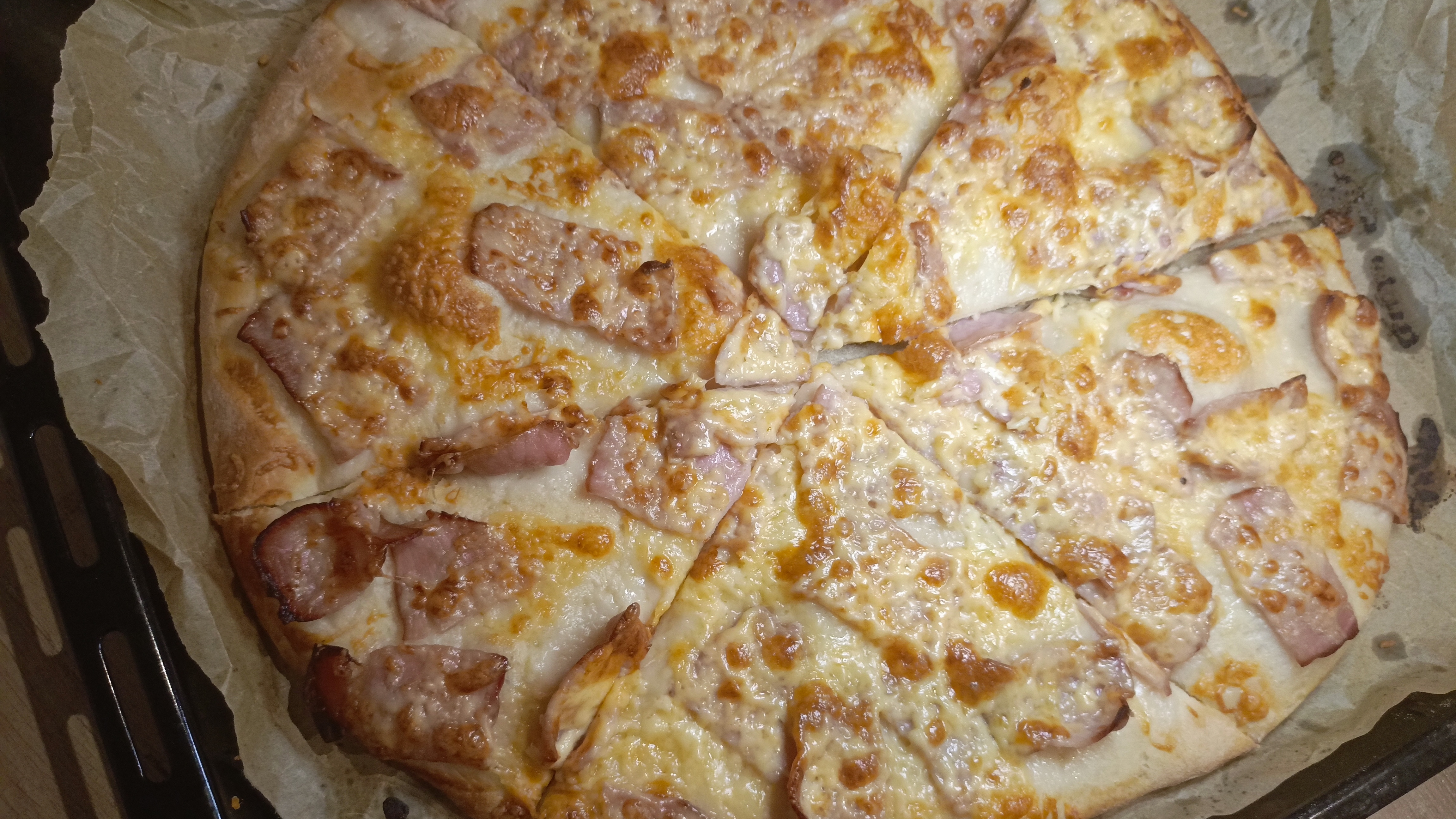 Как приготовить пиццу. Как приготовить тесто для пиццы. Пицца карбонара. смотреть онлайн