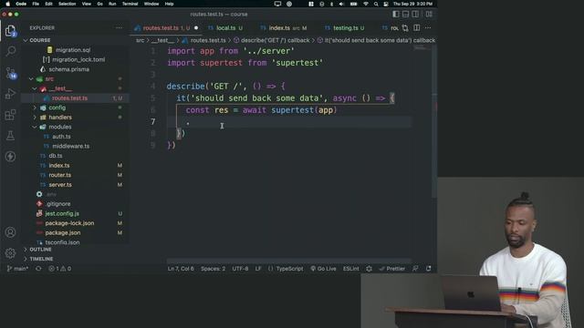 6. Integration Testing with SuperTest смотреть онлайн