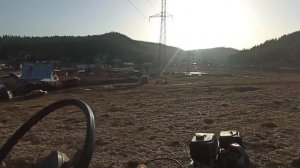 Самодельный вездеход на больших колёсах