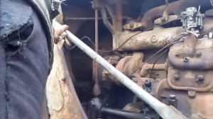 Заводим трактор С-100