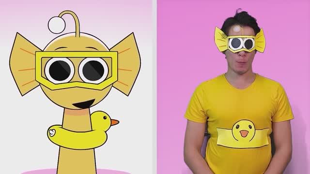 Sprunki Sonic_ Bailey_ Parker_ Aurelia In Real Life,#спрунки #sprunki