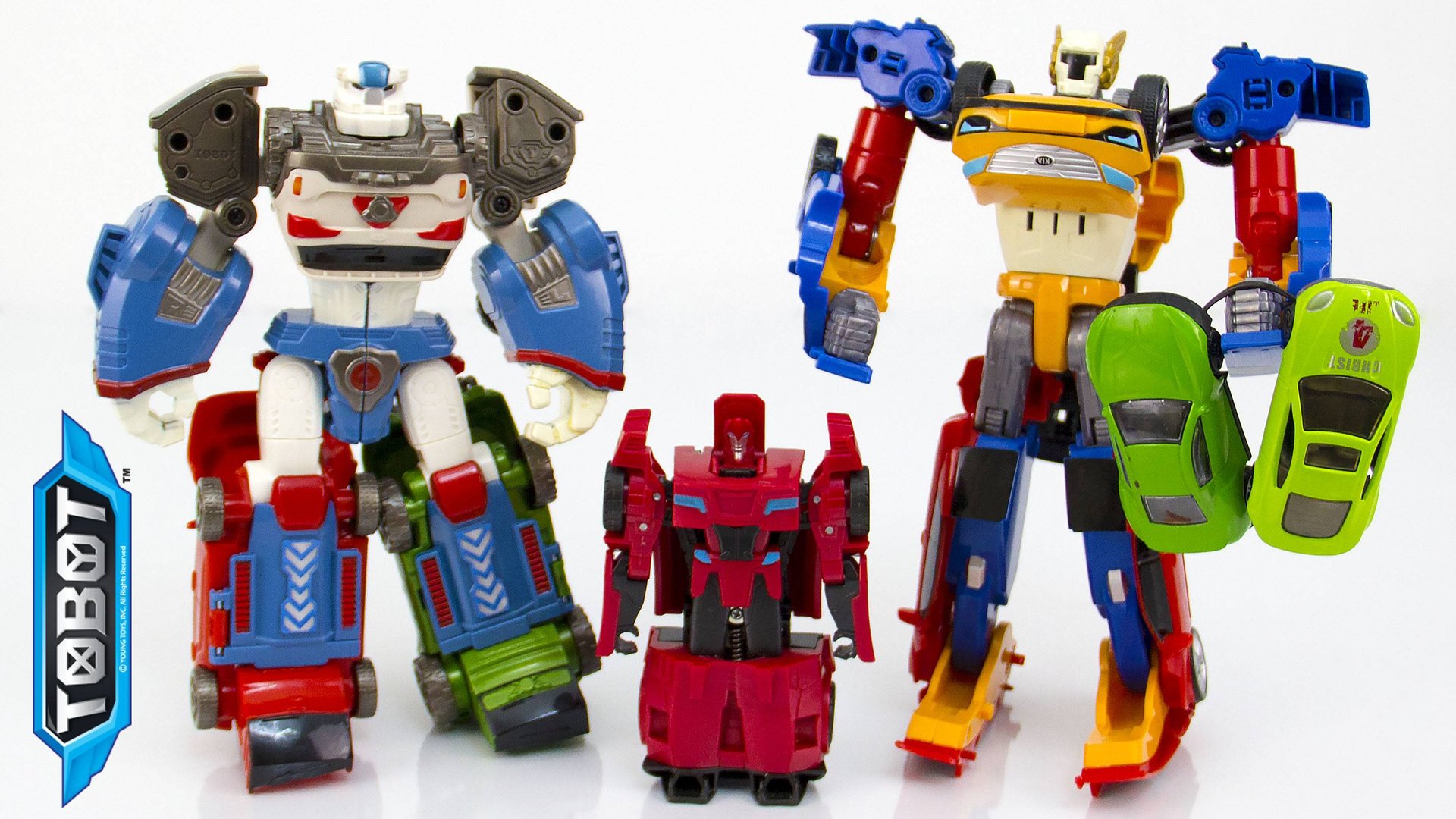 Тоботы Тритан и Дельтатрон и Робот Трансформер Сайдсвайп выясняют, кто сильнее! смотреть онлайн