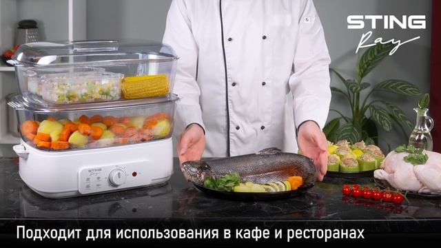 Пароварка STINGRAY ST-FS756A
