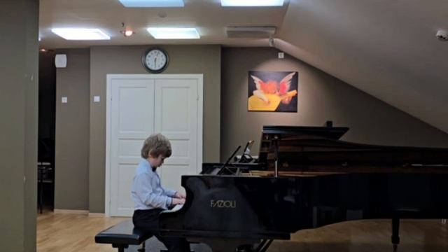 Константин Цирин,6 лет,И.С.Бах,Прелюдия фа мажор.Konstantin Tsirin,6 Y.o.,J.S.Bach,Prelude F Major