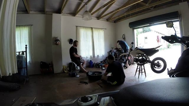 Pit Bike Puncture fix Time Lapse смотреть онлайн