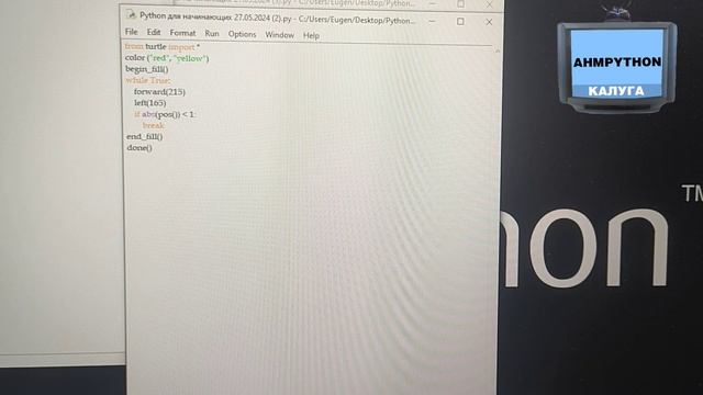 Черепашка на Python. 1 выпуск смотреть онлайн