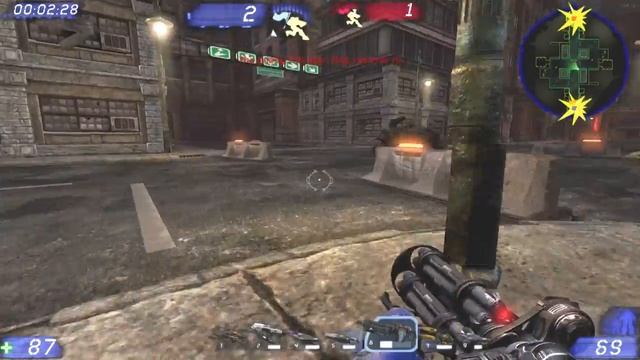 UT3 - VCTF on Hedsteem server, Aggressive Alleys смотреть онлайн