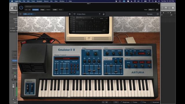 Arturia V Collection 8. Emulator 2 V Preset Playthrough. смотреть онлайн